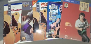 5 Guitar Songbooks Tabs w/ CD Learn Play Chords Acoustic Speed Solo Pickering - Picture 1 of 15