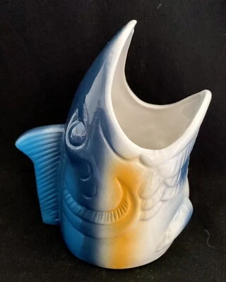 Esponja exfoliante vintage salmón tiburón soporte para lápiz boca grande pesca DW148 Foto 1 de 4