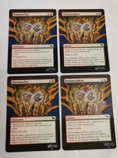 4x Manamorphose-manamorfosi (2 Eng - 2 ITA) - artworked-Shadowmoor-MTG