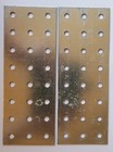 2 x Sleeper fixing plates LARGE 200x75 or 8"x3". UK made