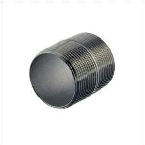 Mild Steel Black Close Taper Nipple Pipe Fitting - Picture 1 of 1