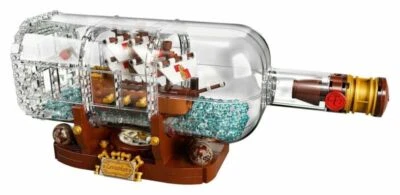 LEGO 21313 Ideas and CUUSOO Ship in a Bottle Brick-Built Bottle Display Stand - Image 1 of 4