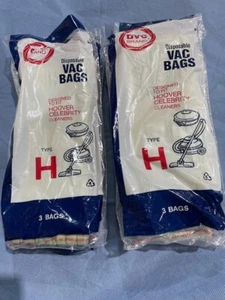 DVC brand Type H Hoover Celebrity Vacuum Cleaner Vac Bags  12 total - Picture 1 of 1
