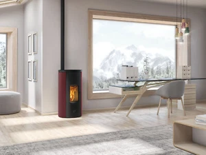 STUFA A PELLET EK 63 LIKE 80 + MODELLO 2022 CERTIFICATO 5 STELLE - Picture 1 of 4