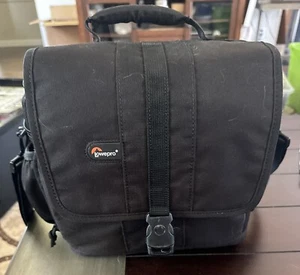LOWEPRO Adventura 170 Medium Sized DSLR Camera Bag Black Orange Gently Used - Picture 1 of 6