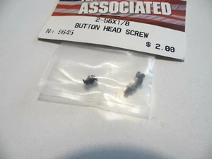 ASSOCIATED 9645 2-56x1/8Button Head Screw - Foto 1 di 1