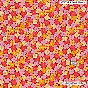 QUILTING TREASURES, BLEEKER STREET, 23077-RS, KLEINER BLUMENSTOFF PREIS @ 1/2 Y - Bild 1 von 1