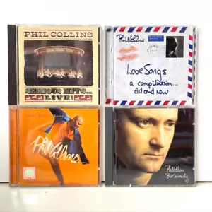 Phil Collins 4 CD Music Album Bundle 65 Great Original Hit Tracks on 5 Discs - Imagen 1 de 6