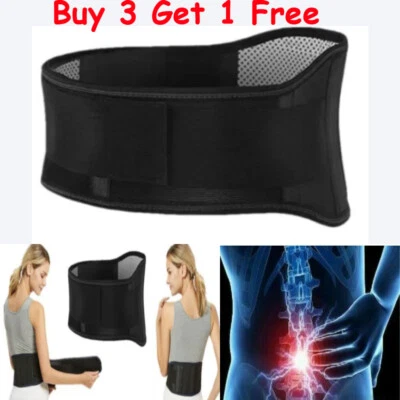 Пояс поддержки поясницы регулируемый поясничный бандаж облегчение боли для мужчин женщин - Изображение 1 из 4