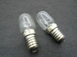 2 Screw In Light Bulb 120Volt 15w For Bernina 1008 Pfaff 1008 #KGCW - Picture 1 of 1