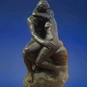 Statua vintage The Kiss scultura di Austin Prod Art alta 10 1/2" - Foto 1 di 5