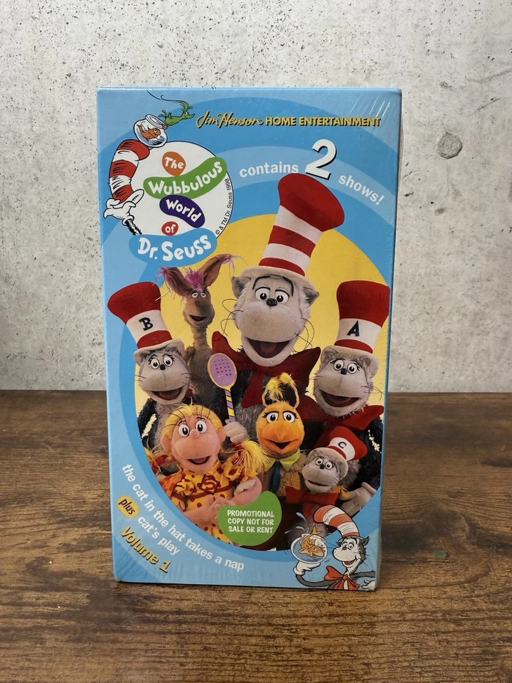 The Wubbulous World of Dr. Seuss Volume 1 VHS Tape 1999 Contains 2 Shows SEALED - Image 1 of 4