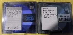 1SONY™ MiniDisc/1Memorex 74 Minute MD Blue Color/Pre-Recorded w/Case/Tested/Work - Picture 1 of 2
