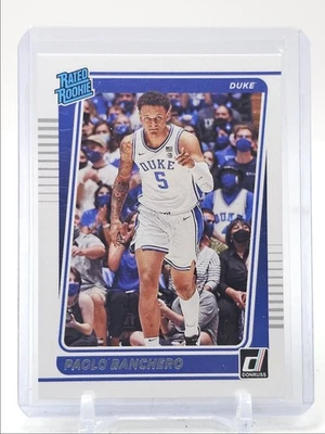 КАРТОЧКА ДЕБЮТАНТА ПАОЛО БАНЧЕРО 2022–23CHRONICLES DONRUSS ПРОЕКТ С РЕЙТИНГОМ RC Q1837 - Изображение 1 из 2