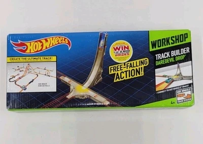 HOT WHEELS, WORKSHOP, TRACK BUILDER DAREDEVIL DROP, 2013 New - Sealed - Image 1 of 4