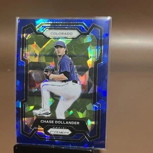 CHASE DOLLANDER 2024 Panini Prizm #245 Blue Cracked Ice - Picture 1 of 3