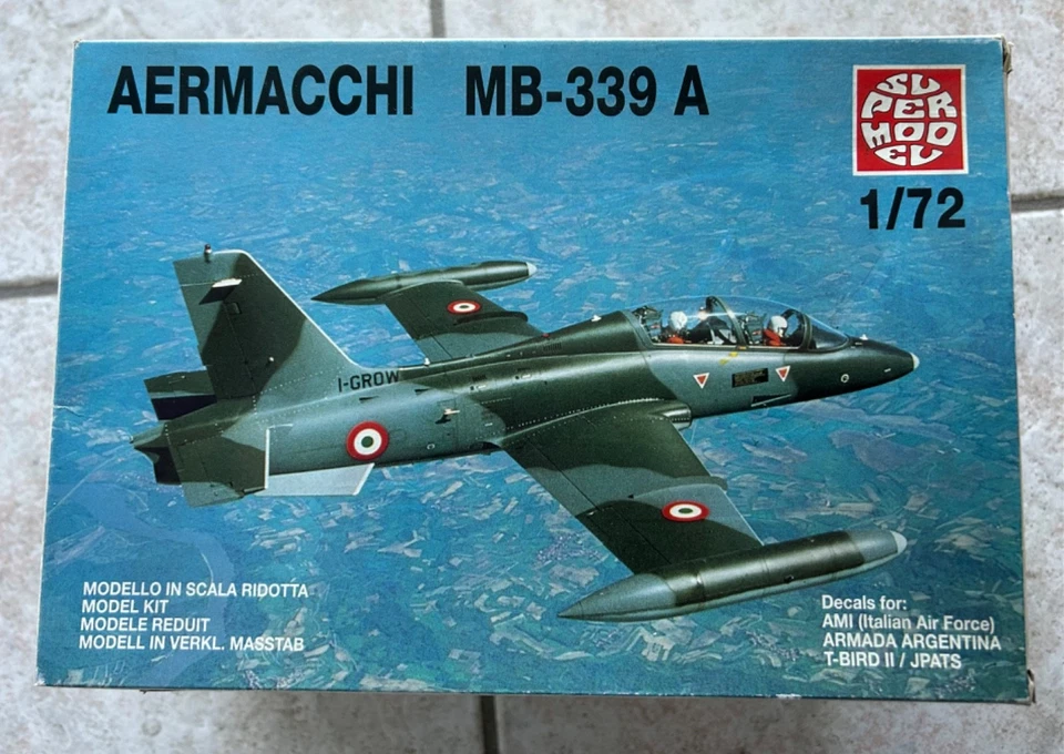 SUPERMODEL 1/72 10-014 AERMACCHI MB-339A - Immagine 1 di 1