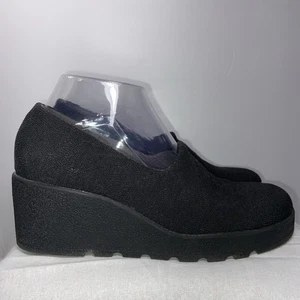 Aerosoles Absatzstütze schwarz Stretchstoff Keilabsatz Damengröße 7,5 - Bild 1 von 15