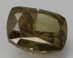 Diamante suelto natural radiante marrón amarillo VS1 0,51 quilates 4,20X5,30 mm con VIDEO - Imagen 1 de 3