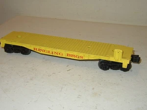 Lionel Ringling Brothers Circus auto piatta gialla 6511-2 - Foto 1 di 4