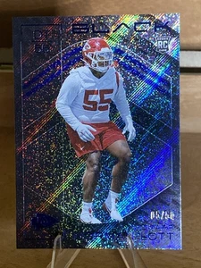 2025 Panini Black - Rookies Omarr Norman-Lott #138 Sapphire/50 - Picture 1 of 8