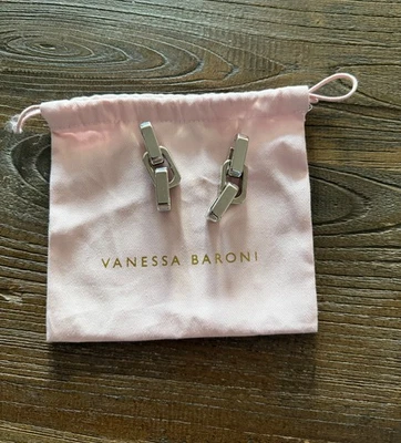 Ohrringe  BIG TANK von Vanessa Baroni , Statment , Silber , Neu ! - Bild 1 von 4