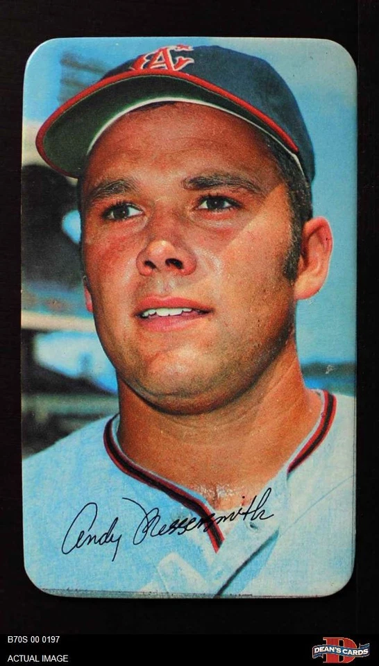 1970 Topps Super #25 Andy Messersmith Angels 5 - EX - Image 1 of 1