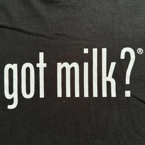 90S Got Milk Made In Usa Vintage T-Shirt Greatland No.mv596 - Picture 1 of 6