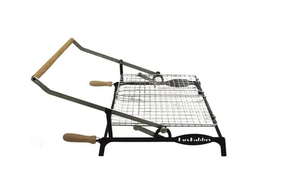 Graticola Griglia luxfabbri girevole ribaltabile smontabile per barbecue - Immagine 1 di 4