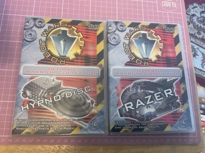 Robot Wars Ultimate Warrior Collection Razor/ Hypno-Disc DVD's - Image 1 of 4
