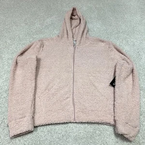 Kimberly C Hoodie Damen rosa Fleece Langarm durchgehender Reißverschluss Größe Large neu mit Etikett - Bild 1 von 12