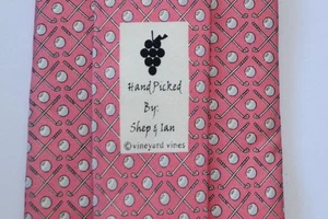 VINEYARD VINES GOLF ROSA SEIDE HERREN Krawatte W: 3 1/4" VON L: 62" - Bild 1 von 3