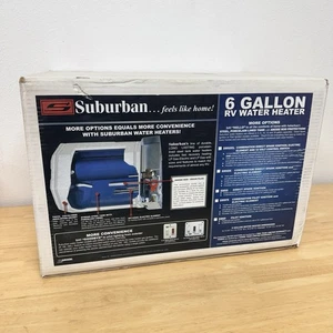 Calentador de agua Suburban SW6D 5138 propano LP encendido DSI de 6 galones - Imagen 1 de 3