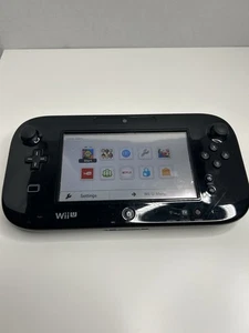 Nintendo Wii U GamePad WUP-010 (USA) Tableta negra SOLAMENTE **No funciona* Para piezas - Imagen 1 de 10