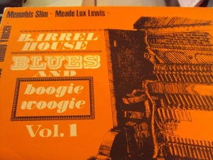 MEMPHIS SLIM-MEADE LUX LEWIS "BARREL HOUSE BLUES VOL 1"" EX 1963 DANISH LP - Picture 1 of 4