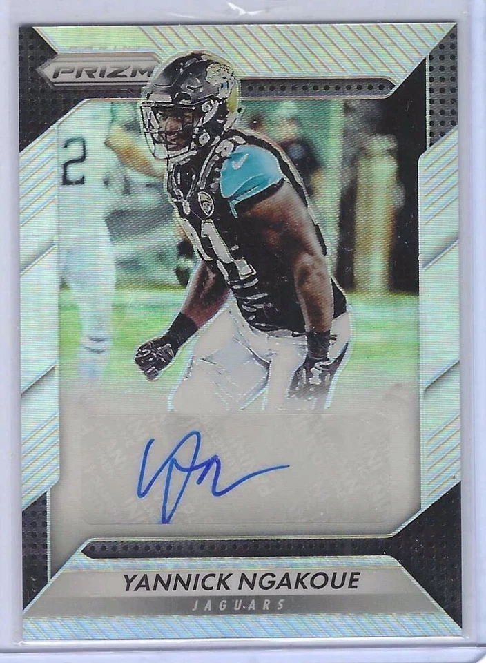 YANNICK NGAKOUE 2016 PANINI PRIZM SILVER PRIZM ROOKIE AUTO RC #RA-YNG - Image 1 of 1