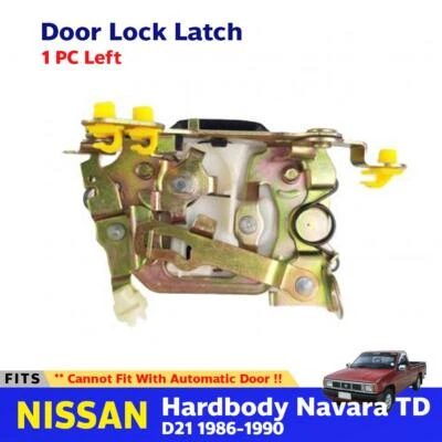 Door Lock Latch Left Fits Nissan Hardbody Navara TD D21 Pickup UTE 1986-90 EBEZ Foto 1 de 4
