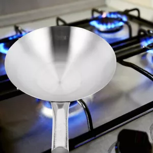 chinese pan Wok Pan Frying Pan Kitchen Wok Pan Stainless Steel Wok Chinese Wok - Picture 1 of 12