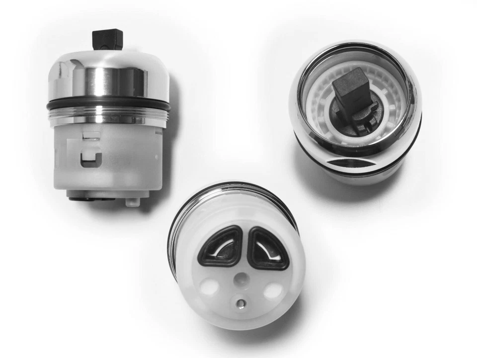 Kaja 00333 Keramik-eco Kartusche mit Verschraubungsring - Silber