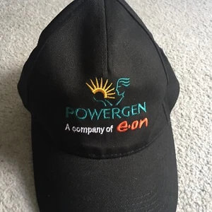 Powergen e.on Baseball Cap, Black, New, Unused. - Picture 1 of 5