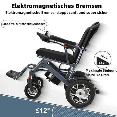 EHOODAX Elektrisch Rollstühle leicht für Erwachsene und senioren,Aluminium,faltbar,20KM