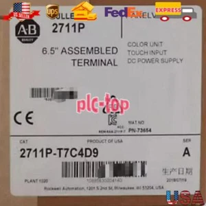 Allen Bradley 2711P-T7C4D9 700 Panelview Series A Plus W/ Module US Free Tax - Picture 1 of 6