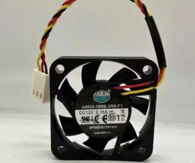 1PC Cooler Master A4010-70RB-3RN-F1 DC12V 0.16A 40*10MM cooling fan - Image 1 of 3