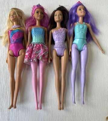 MATTEL Barbie Dreamtopia Lote De 4 Muñecas Princesa Hada - Teresa NO COMPLETA Foto 1 de 4