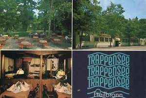 Postal publicitaria Trappensee Restaurant Biergarten Heilbronn Alemania - Imagen 1 de 2