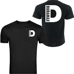 Duramax Big D Design T-Shirt Unisex Black Color Front & Back S - 5XL - Picture 1 of 32