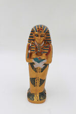 Gold Egyptian King Tutankhamun Pharaoh Sarcophagus Trinket Box Figurine Mummy