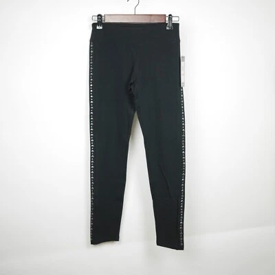 MARC NEW YORK Women's S - Black Leggings Athleisure Yoga Pants studded sides - Image 1 of 4