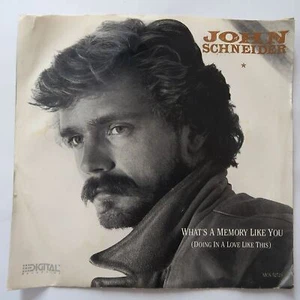 JOHN SCHNEIDER WHAT'S A MEMORY LIKE YOU, THE ONE WHO GOT VINYL 45 MCA VG 10-105 - Picture 1 of 4