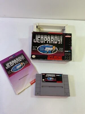 Jeopardy! Super Nintendo - COMPLETE IN BOX Julie - Image 1 of 4